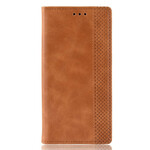 Flip Cover Sony Xperia 5 Vintage Stylished Leather Effect