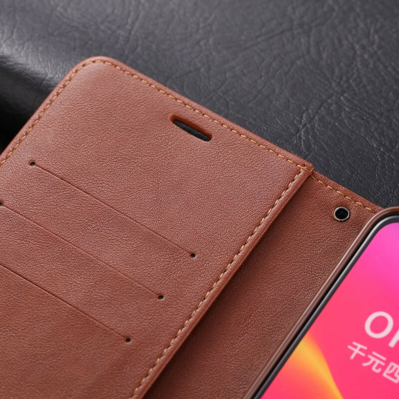 Hülle Oppo A9 2020 AZNS Lederoptik Hülle Oppo A9 2020 AZNS Lederoptik