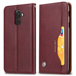 Flip Cover Xiaomi Pocophone F1 Kunstleder Kartenhalter