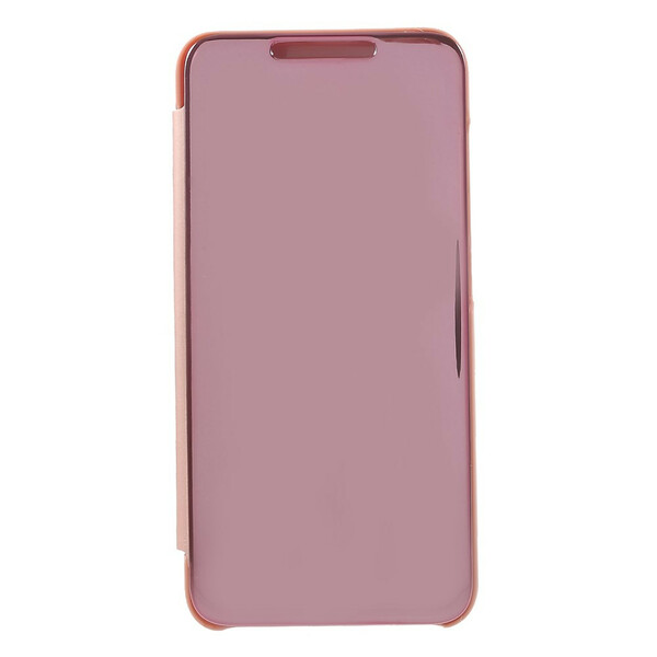 Flip Cover Xiaomi Pocophone F1 Miroir et Effet Cuir