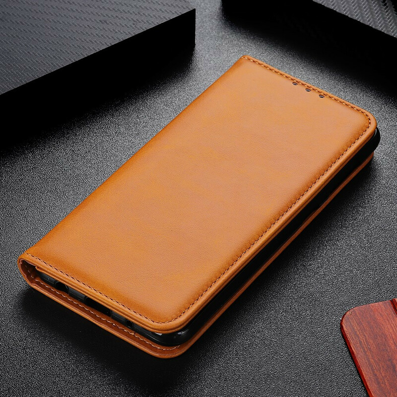 Flip Cover Xiaomi Redmi Note 8 Spaltleder Klassisch