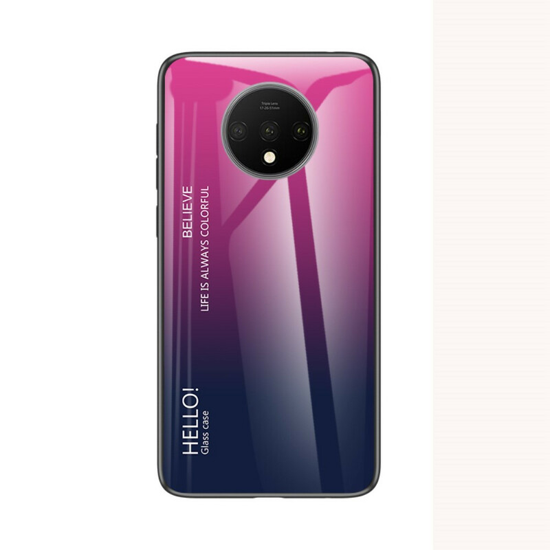 OnePlus 7T Panzerglas Cover Hello