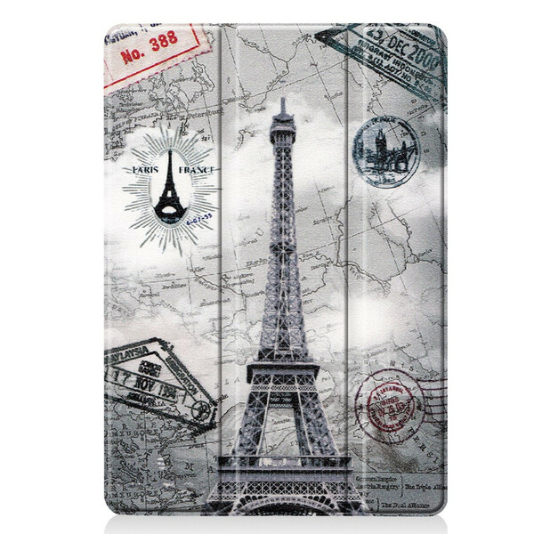Smart Case iPad 10.2" (2019) Kunstleder Eiffelturm Vintage