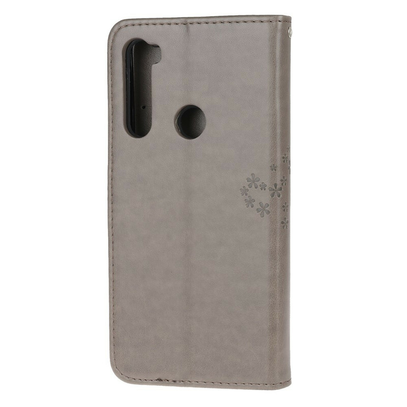 Xiaomi Redmi Note 8T Hülle Baum und Eulen mit Riemen