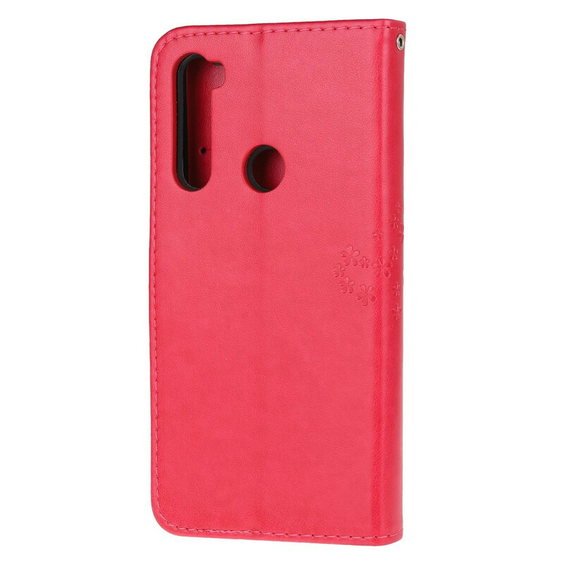 Xiaomi Redmi Note 8T Hülle Baum und Eulen mit Riemen