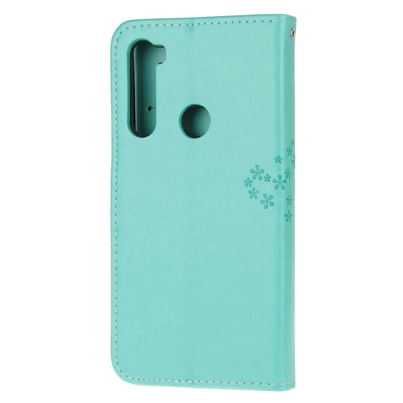 Xiaomi Redmi Note 8T Hülle Baum und Eulen mit Riemen