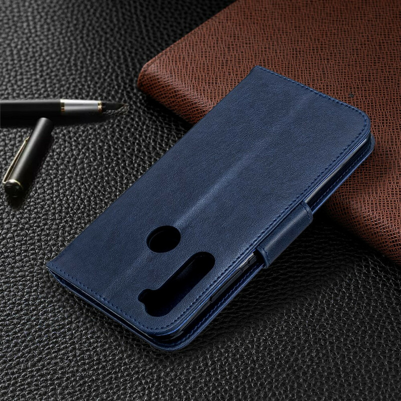 Xiaomi Redmi Note 8T Tasche Bedruckte Schmetterlinge mit Riemen