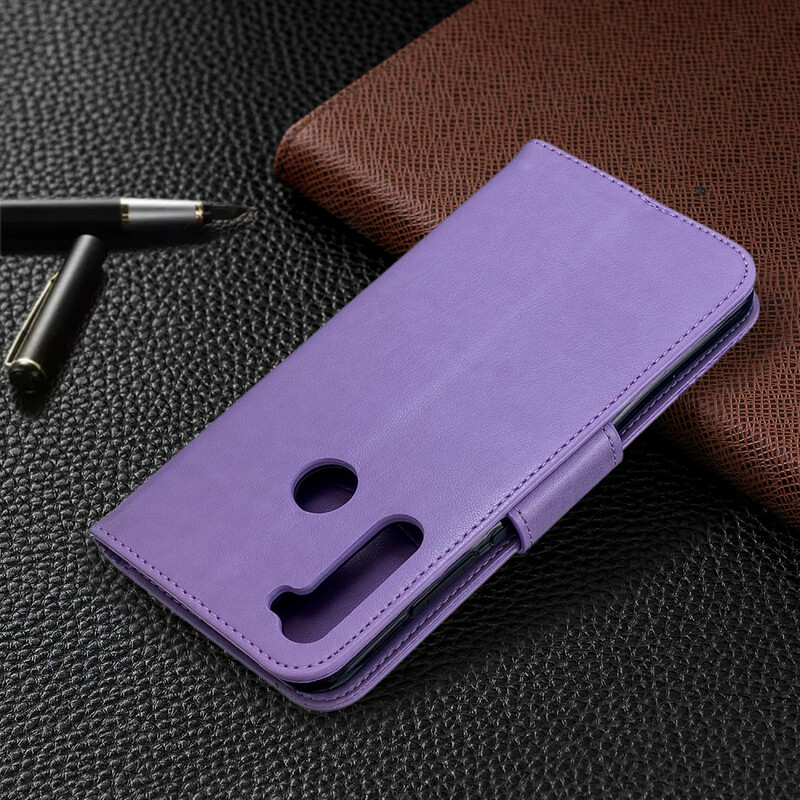 Xiaomi Redmi Note 8T Tasche Bedruckte Schmetterlinge mit Riemen
