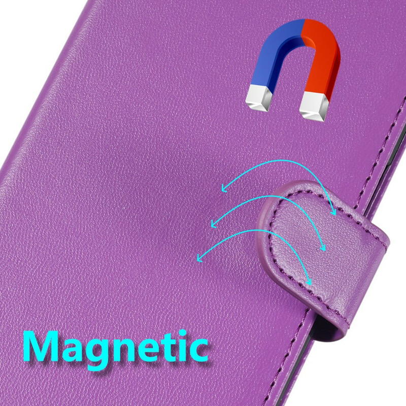 iPhone 6/6S Hülle mit Riemen in Pure Color Lederoptik