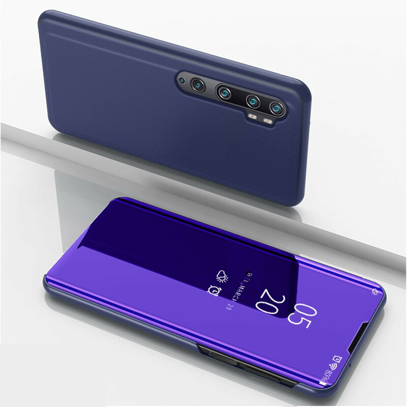 View Cover XIaomi Mi Note 10 Spiegel und Simiii Leder