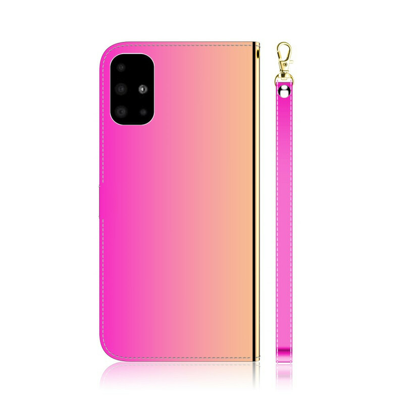 Hülle Samsung Galaxy A51 Kunstleder Cover Mirror