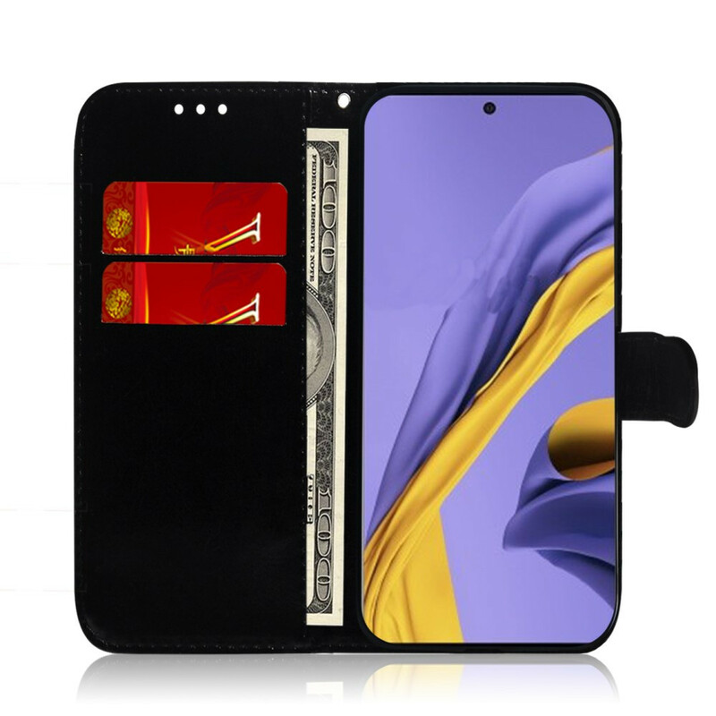 Hülle Samsung Galaxy A51 Kunstleder Cover Mirror