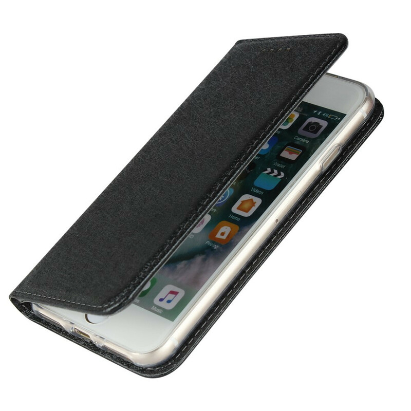Flip Cover iPhone 8 / 7 Style Weiches Leder mit Riemen