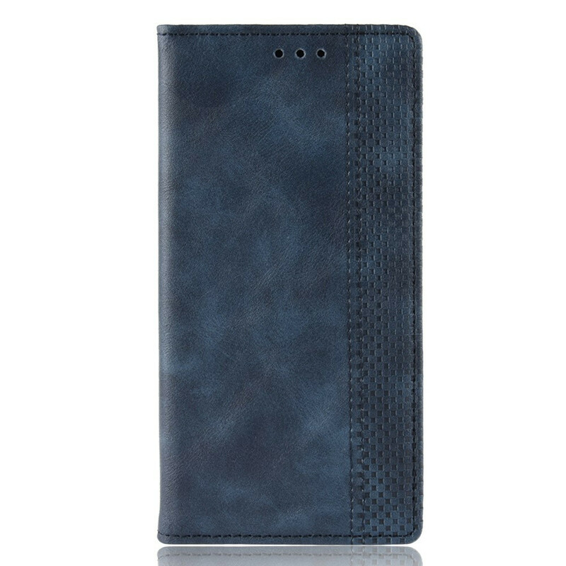 Flip Cover Xiaomi Redmi K30 Vintage-Leder-Effekt Stilisiert