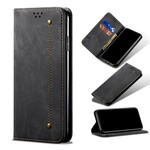 Flip Cover Xiaomi Mi Note 10 Stoff Jeans