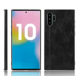 Hülle Samsung Galaxy Note 10 Plus Style Leder Nähte