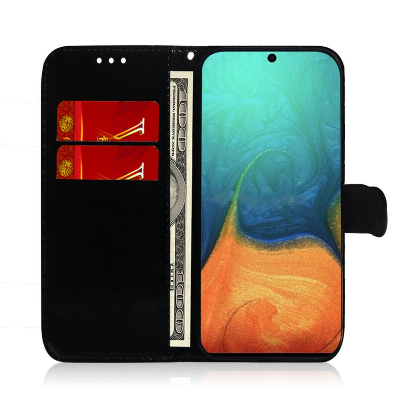 Hülle Samsung Galaxy A71 Kunstleder Cover Mirror