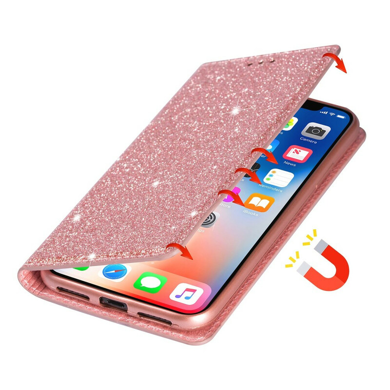 Flip Cover Samsung Galaxy S20 Style Pailletten