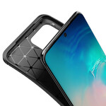 Samsung Galaxy S20 Ultra Texture Flexible Kohlefaser Cover