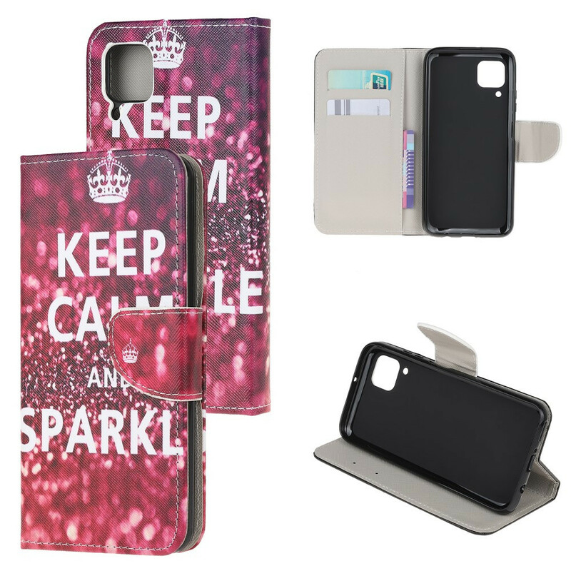 Huawei P40 Lite Keep Calm and Sparkle Hülle