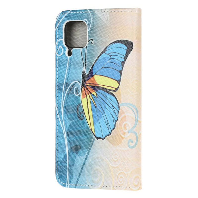 Huawei P40 Lite Schmetterling Royal Tasche