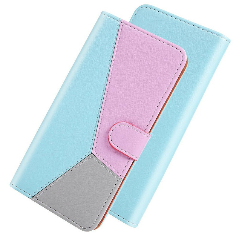 Hülle Samsung Galaxy A40 Ledereffekt Tricolor Hülle Samsung Galaxy A40 Ledereffekt Tricolor