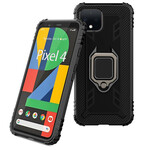 Google Pixel 4 Ring und Kohlefaser Cover