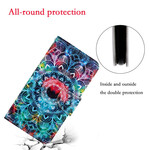 Xiaomi Redmi Note 8 Pro Flashy Mandala Riemchen Tasche