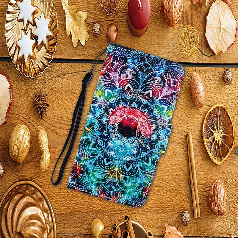 Xiaomi Redmi Note 8 Pro Flashy Mandala Riemchen Tasche