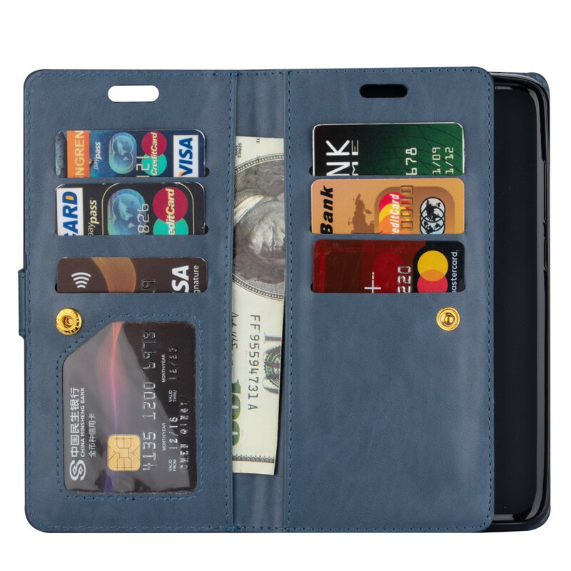 Xiaomi Redmi Note 8 Pro Tasche Geldbörse mit Lanyard