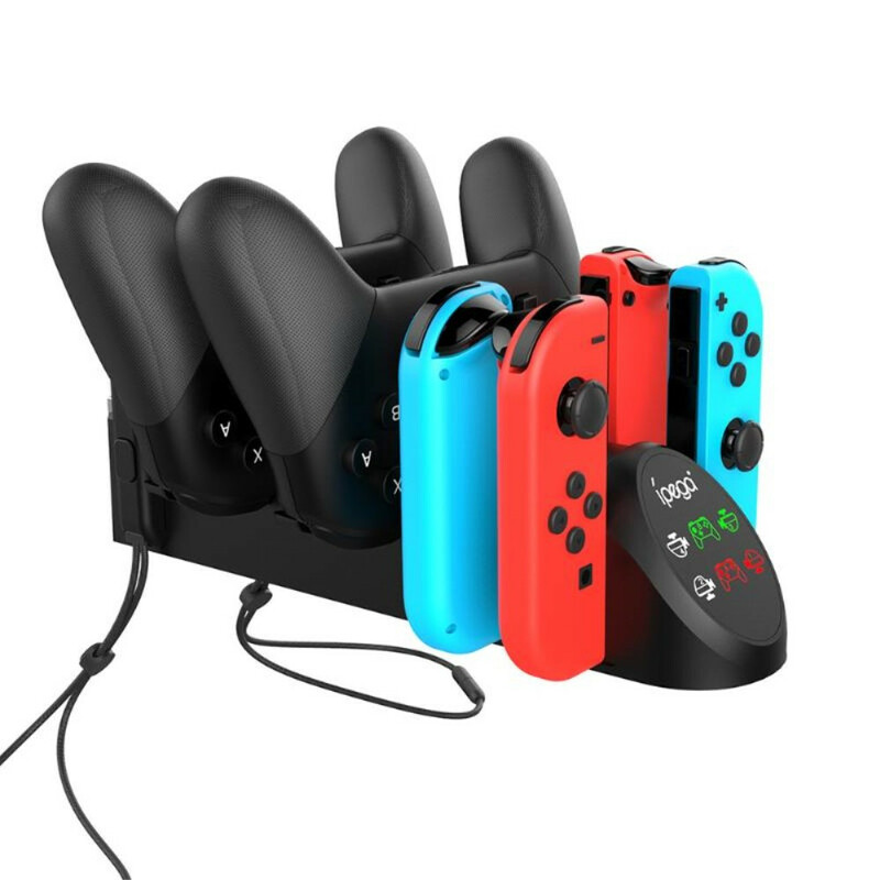 IPEGA 6-in-1-Ladestation und -Ladegerät für Nintendo Switch