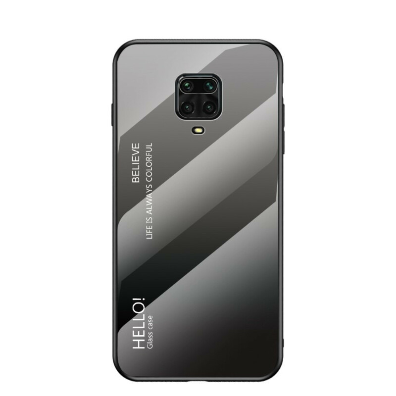 Xiaomi Redmi Note 9S Panzerglas Cover Hello