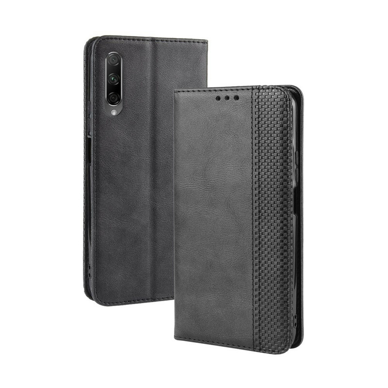 Flip Cover Honor 9X Pro Vintage-Leder-Effekt Stilisiert