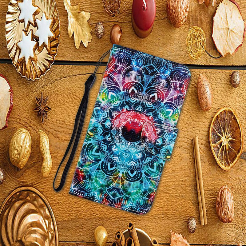 Xiaomi Redmi Note 9 Pro Flashy Mandala Riemchen Tasche