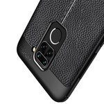 Xiaomi Redmi Note 9 Lederoptik Litschi Double Line Cover