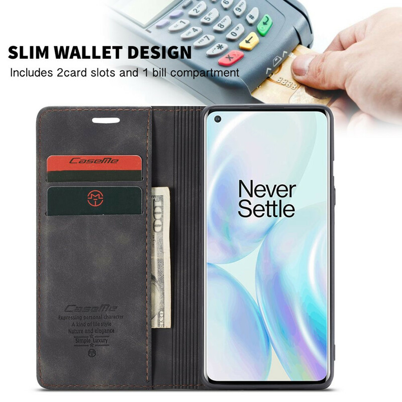 Flip Cover OnePlus 8 CASEME Kunstleder