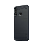 Huawei P40 Lite E Kohlefaser Cover Gebürstet MOFI