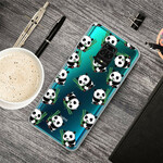 Xiaomi Redmi Note 9S / Redmi Note 9 Pro Cover Kleine Pandas