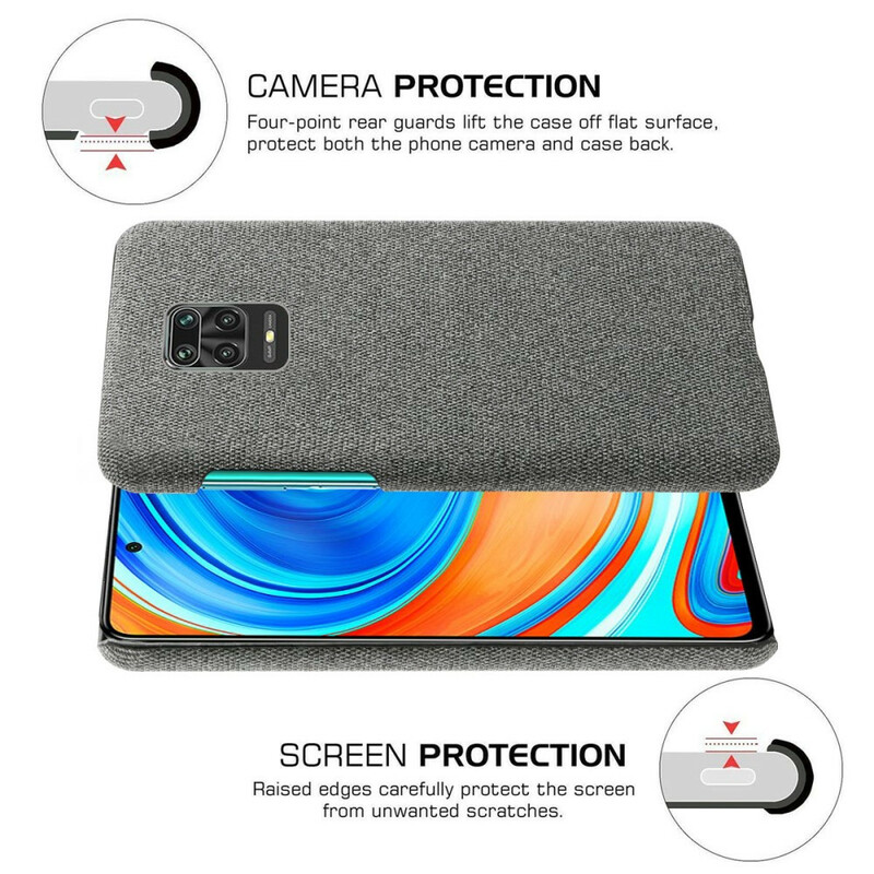 Hülle Xiaomi Redmi Note 9S / Redmi Note 9 Pro KSQ Stoff Chic