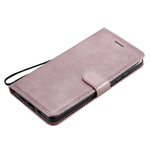 Xiaomi Mi Note 10 / Note 10 Pro Style Leder Tasche mit Trageriemen