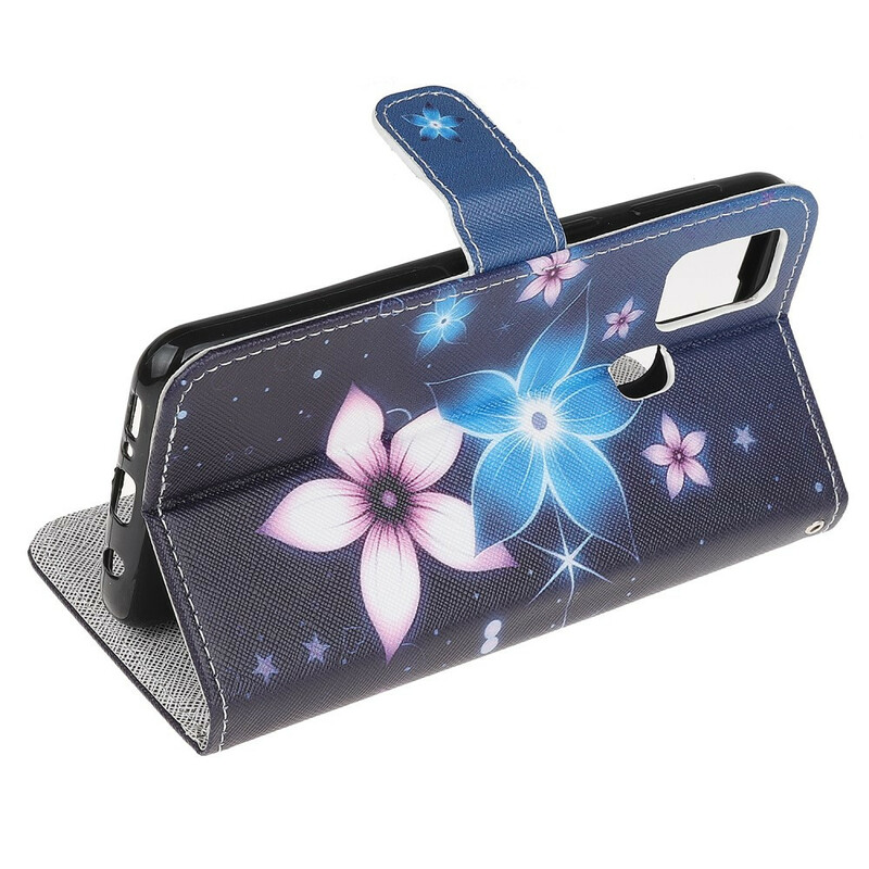 Huawei P Smart 2020 Lunar Flowers RiemenTasche