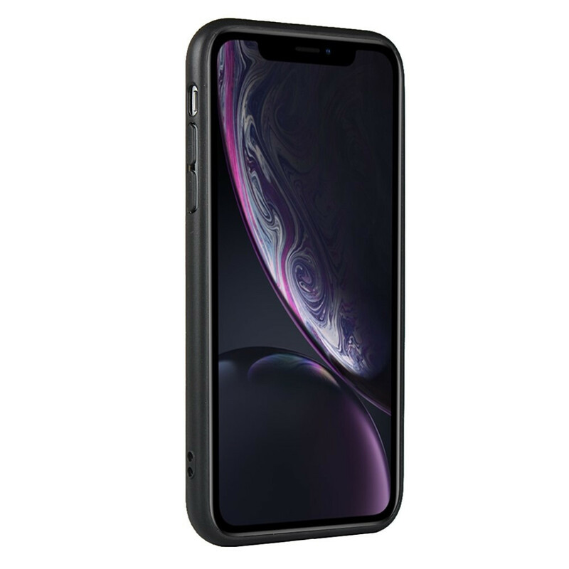 iPhone XR Monochrom Doppelte Kartenhülle