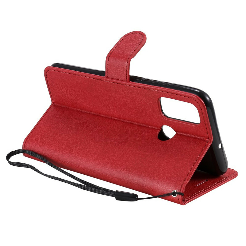 Huawei P Smart 2020 Leder-Effekt Tasche mit Riemen Huawei P Smart 2020 Leder-Effekt Tasche mit Riemen