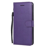 Huawei P Smart 2020 Leder-Effekt Tasche mit Riemen