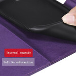 Huawei P Smart 2020 Leder-Effekt Tasche mit Riemen