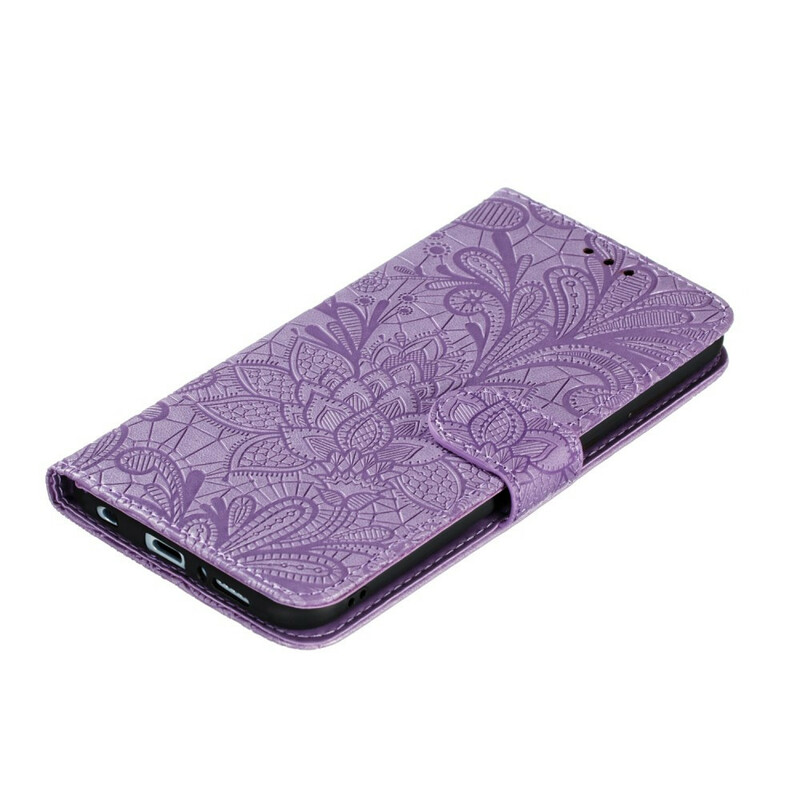 Samsung Galaxy A21s Tribal Flowers RiemenTasche