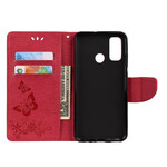 Huawei P smart 2020 Splendid Schmetterlinge mit Riemen Hülle Huawei P smart 2020 Splendid Schmetterlinge mit Riemen Hülle
