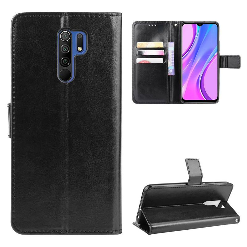 Xiaomi Redmi 9 Kunstleder Tasche Flashy