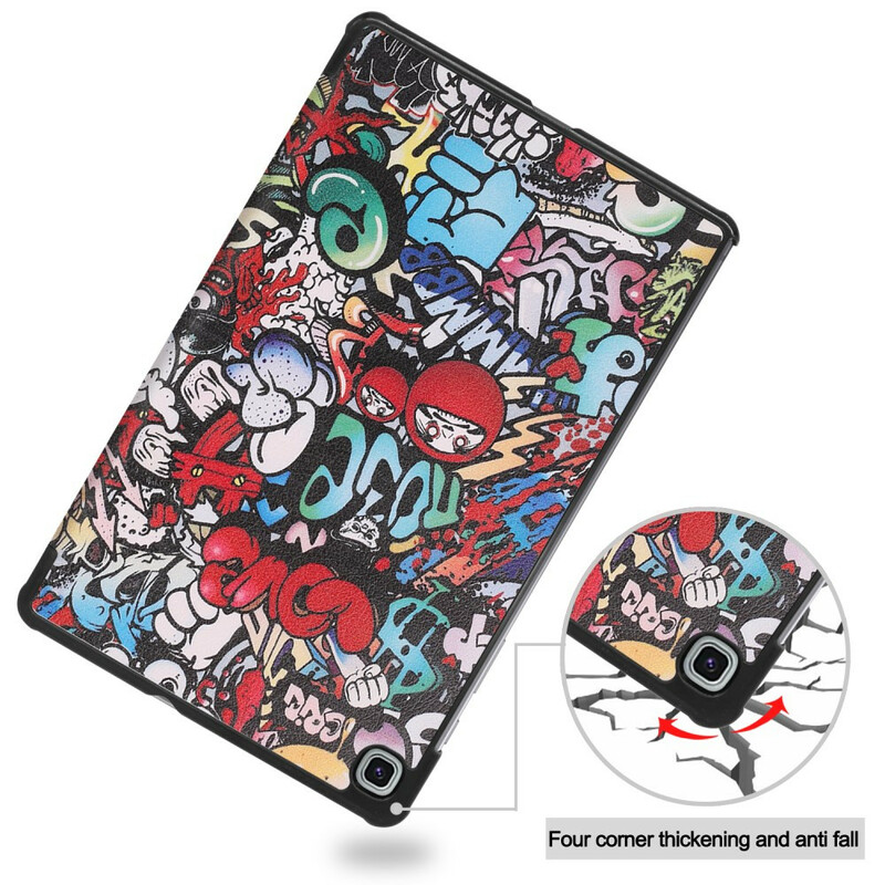 Smart Case Samsung Galaxy Tab S6 Lite Graffiti Fun