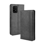 Flip Cover Samsung Galaxy S10 Lite Vintage-Leder-Effekt Stilisiert